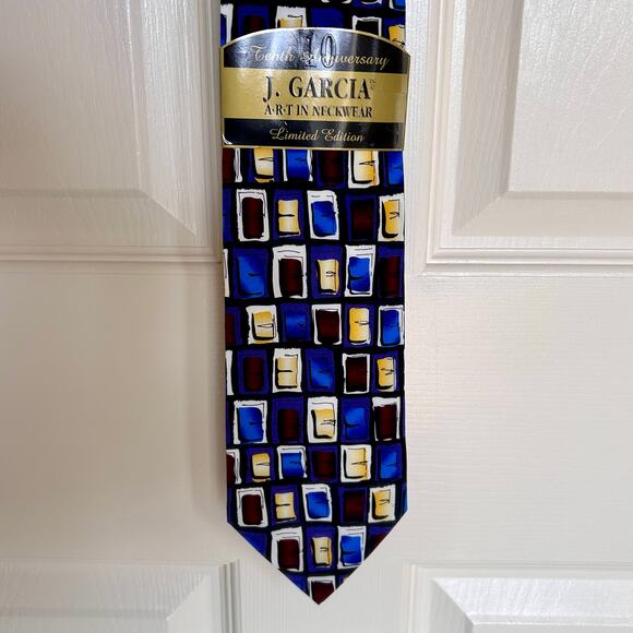 NEW J Garcia  10th Anniversary New York Limited Edition Limited Necktie - Picture 2 of 11